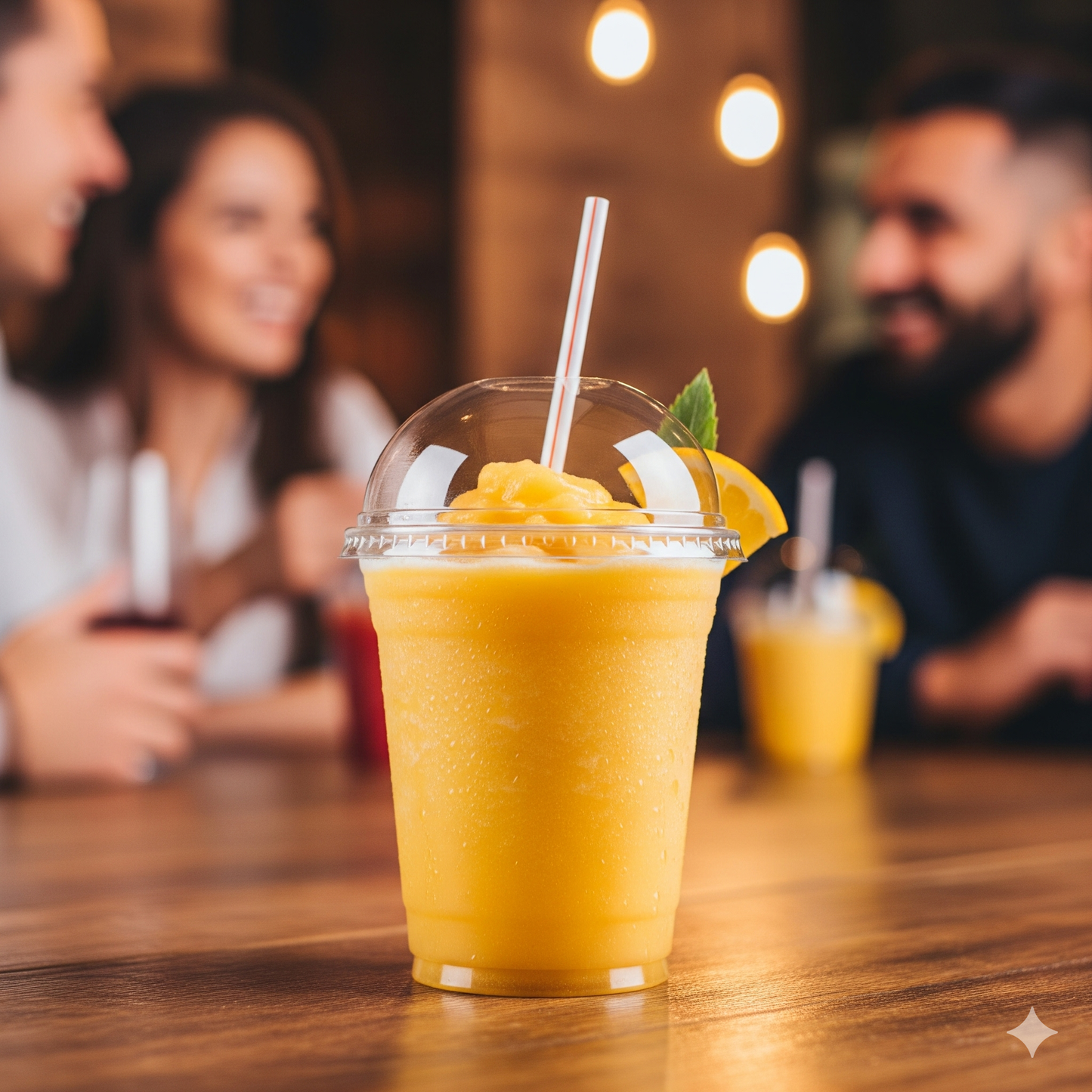 500 PET Smoothie Becher 400ml – Einweg Plastikbecher Transparent mit 100 Gratis Trinkhalmen – To Go Becher für Smoothies, Säfte, Shakes, Bubble Tea, Eiskaffee